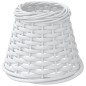 vidaXL Pantalla para lámpara mimbre blanco Ø15x12 cm vidaXL Pantalla para lámpara mimbre blanco Ø15x12 cm