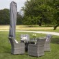Madison Funda para sombrilla de pie gris 55x250 cm Madison Funda para sombrilla de pie gris 55x250 cm