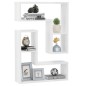 vidaXL Estantes de pared 2 uds contrachapado blanco brillo 50x15x50 cm vidaXL Estantes de pared 2 uds contrachapado blanco brillo 50x15x50 cm