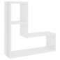 vidaXL Estantes de pared 2 uds contrachapado blanco brillo 50x15x50 cm vidaXL Estantes de pared 2 uds contrachapado blanco brillo 50x15x50 cm
