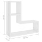 vidaXL Estantes de pared 2 uds contrachapado blanco brillo 50x15x50 cm vidaXL Estantes de pared 2 uds contrachapado blanco brillo 50x15x50 cm