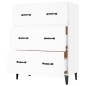 vidaXL Aparador de madera de ingeniería blanco 69,5x34x90 cm