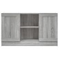vidaXL Aparador de madera contrachapada gris Sonoma 120x30,5x70 cm vidaXL Aparador de madera contrachapada gris Sonoma 120x30,5x70 cm