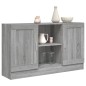vidaXL Aparador de madera contrachapada gris Sonoma 120x30,5x70 cm vidaXL Aparador de madera contrachapada gris Sonoma 120x30,5x70 cm