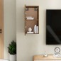 vidaXL Mueble para TV madera contrachapada roble ahumado 30,5x30x60 cm vidaXL Mueble para TV madera contrachapada roble ahumado 30,5x30x60 cm