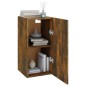 vidaXL Mueble para TV madera contrachapada roble ahumado 30,5x30x60 cm vidaXL Mueble para TV madera contrachapada roble ahumado 30,5x30x60 cm