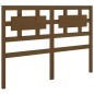 vidaXL Cabecero de cama madera maciza pino marrón miel 145,5x4x100 cm vidaXL Cabecero de cama madera maciza pino marrón miel 145,5x4x100 cm