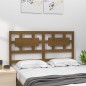 vidaXL Cabecero de cama madera maciza pino marrón miel 145,5x4x100 cm vidaXL Cabecero de cama madera maciza pino marrón miel 145,5x4x100 cm