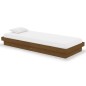 vidaXL Estructura cama individual madera maciza marrón miel 75x190 cm vidaXL Estructura cama individual madera maciza marrón miel 75x190 cm