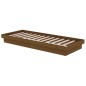 vidaXL Estructura cama individual madera maciza marrón miel 75x190 cm vidaXL Estructura cama individual madera maciza marrón miel 75x190 cm