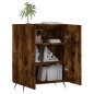 vidaXL Aparador de madera de ingeniería roble ahumado 69,5x34x90 cm vidaXL Aparador de madera de ingeniería roble ahumado 69,5x34x90 cm