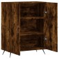 vidaXL Aparador de madera de ingeniería roble ahumado 69,5x34x90 cm vidaXL Aparador de madera de ingeniería roble ahumado 69,5x34x90 cm