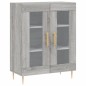 vidaXL Aparador de madera de ingeniería gris Sonoma 69,5x34x90 cm vidaXL Aparador de madera de ingeniería gris Sonoma 69,5x34x90 cm