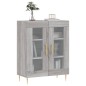 vidaXL Aparador de madera de ingeniería gris Sonoma 69,5x34x90 cm vidaXL Aparador de madera de ingeniería gris Sonoma 69,5x34x90 cm