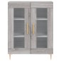 vidaXL Aparador de madera de ingeniería gris Sonoma 69,5x34x90 cm vidaXL Aparador de madera de ingeniería gris Sonoma 69,5x34x90 cm
