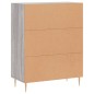 vidaXL Aparador de madera de ingeniería gris Sonoma 69,5x34x90 cm vidaXL Aparador de madera de ingeniería gris Sonoma 69,5x34x90 cm