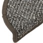 vidaXL Alfombras de peldaños de escalera 15 uds antracita 56x17x3 cm vidaXL Alfombras de peldaños de escalera 15 uds antracita 56x17x3 cm