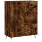 vidaXL Aparador de madera de ingeniería roble ahumado 69,5x34x90 cm vidaXL Aparador de madera de ingeniería roble ahumado 69,5x34x90 cm