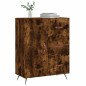 vidaXL Aparador de madera de ingeniería roble ahumado 69,5x34x90 cm vidaXL Aparador de madera de ingeniería roble ahumado 69,5x34x90 cm