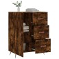vidaXL Aparador de madera de ingeniería roble ahumado 69,5x34x90 cm vidaXL Aparador de madera de ingeniería roble ahumado 69,5x34x90 cm