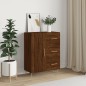 vidaXL Aparador de madera de ingeniería marrón roble 69,5x34x90 cm vidaXL Aparador de madera de ingeniería marrón roble 69,5x34x90 cm