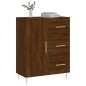 vidaXL Aparador de madera de ingeniería marrón roble 69,5x34x90 cm vidaXL Aparador de madera de ingeniería marrón roble 69,5x34x90 cm