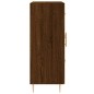 vidaXL Aparador de madera de ingeniería marrón roble 69,5x34x90 cm vidaXL Aparador de madera de ingeniería marrón roble 69,5x34x90 cm