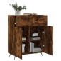 vidaXL Aparador de madera de ingeniería roble ahumado 69,5x34x90 cm vidaXL Aparador de madera de ingeniería roble ahumado 69,5x34x90 cm