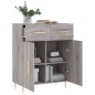 vidaXL Aparador de madera de ingeniería gris Sonoma 69,5x34x90 cm vidaXL Aparador de madera de ingeniería gris Sonoma 69,5x34x90 cm