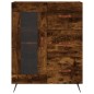 vidaXL Aparador de madera de ingeniería roble ahumado 69,5x34x90 cm vidaXL Aparador de madera de ingeniería roble ahumado 69,5x34x90 cm