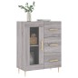vidaXL Aparador de madera de ingeniería gris Sonoma 69,5x34x90 cm vidaXL Aparador de madera de ingeniería gris Sonoma 69,5x34x90 cm