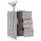 vidaXL Aparador de madera de ingeniería gris Sonoma 69,5x34x90 cm vidaXL Aparador de madera de ingeniería gris Sonoma 69,5x34x90 cm