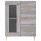 vidaXL Aparador de madera de ingeniería gris Sonoma 69,5x34x90 cm vidaXL Aparador de madera de ingeniería gris Sonoma 69,5x34x90 cm