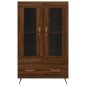 vidaXL Aparador alto madera de ingeniería roble marrón 69,5x31x115 cm vidaXL Aparador alto madera de ingeniería roble marrón 69,5x31x115 cm