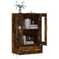 vidaXL Aparador alto madera de ingeniería roble ahumado 69,5x31x115 cm vidaXL Aparador alto madera de ingeniería roble ahumado 69,5x31x115 cm
