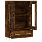 vidaXL Aparador alto madera de ingeniería roble ahumado 69,5x31x115 cm vidaXL Aparador alto madera de ingeniería roble ahumado 69,5x31x115 cm