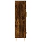 vidaXL Aparador alto madera de ingeniería roble ahumado 69,5x31x115 cm vidaXL Aparador alto madera de ingeniería roble ahumado 69,5x31x115 cm