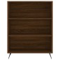 vidaXL Estantería madera de ingeniería roble marrón 69,5x32,5x90 cm vidaXL Estantería madera de ingeniería roble marrón 69,5x32,5x90 cm