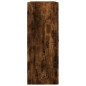 vidaXL Armario de pared roble ahumado 69,5x34x90 cm