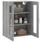 vidaXL Armario de pared gris Sonoma 69,5x34x90 cm