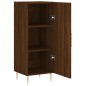 vidaXL Aparador madera de ingeniería marrón roble 34,5x34x90 cm vidaXL Aparador madera de ingeniería marrón roble 34,5x34x90 cm