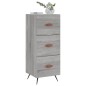 vidaXL Aparador madera de ingeniería gris Sonoma 34,5x34x90 cm vidaXL Aparador madera de ingeniería gris Sonoma 34,5x34x90 cm