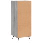 vidaXL Aparador madera de ingeniería gris Sonoma 34,5x34x90 cm vidaXL Aparador madera de ingeniería gris Sonoma 34,5x34x90 cm