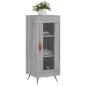 vidaXL Aparador madera de ingeniería gris Sonoma 34,5x34x90 cm vidaXL Aparador madera de ingeniería gris Sonoma 34,5x34x90 cm