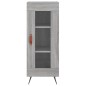 vidaXL Aparador madera de ingeniería gris Sonoma 34,5x34x90 cm vidaXL Aparador madera de ingeniería gris Sonoma 34,5x34x90 cm