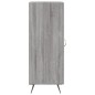 vidaXL Aparador madera de ingeniería gris Sonoma 34,5x34x90 cm vidaXL Aparador madera de ingeniería gris Sonoma 34,5x34x90 cm