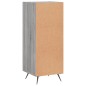 vidaXL Aparador madera de ingeniería gris Sonoma 34,5x34x90 cm vidaXL Aparador madera de ingeniería gris Sonoma 34,5x34x90 cm