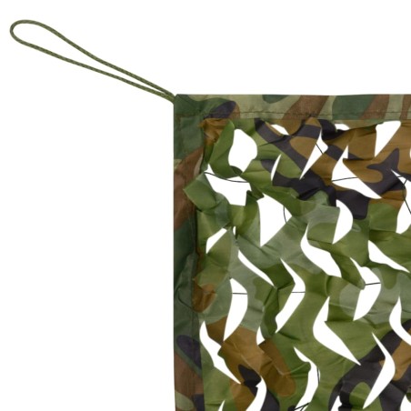 vidaXL Red camuflaje con bolsa de almacenamiento 3x4 m