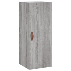 vidaXL Armario de pared gris Sonoma 34,5x34x90 cm