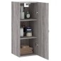 vidaXL Armario de pared gris Sonoma 34,5x34x90 cm vidaXL Armario de pared gris Sonoma 34,5x34x90 cm